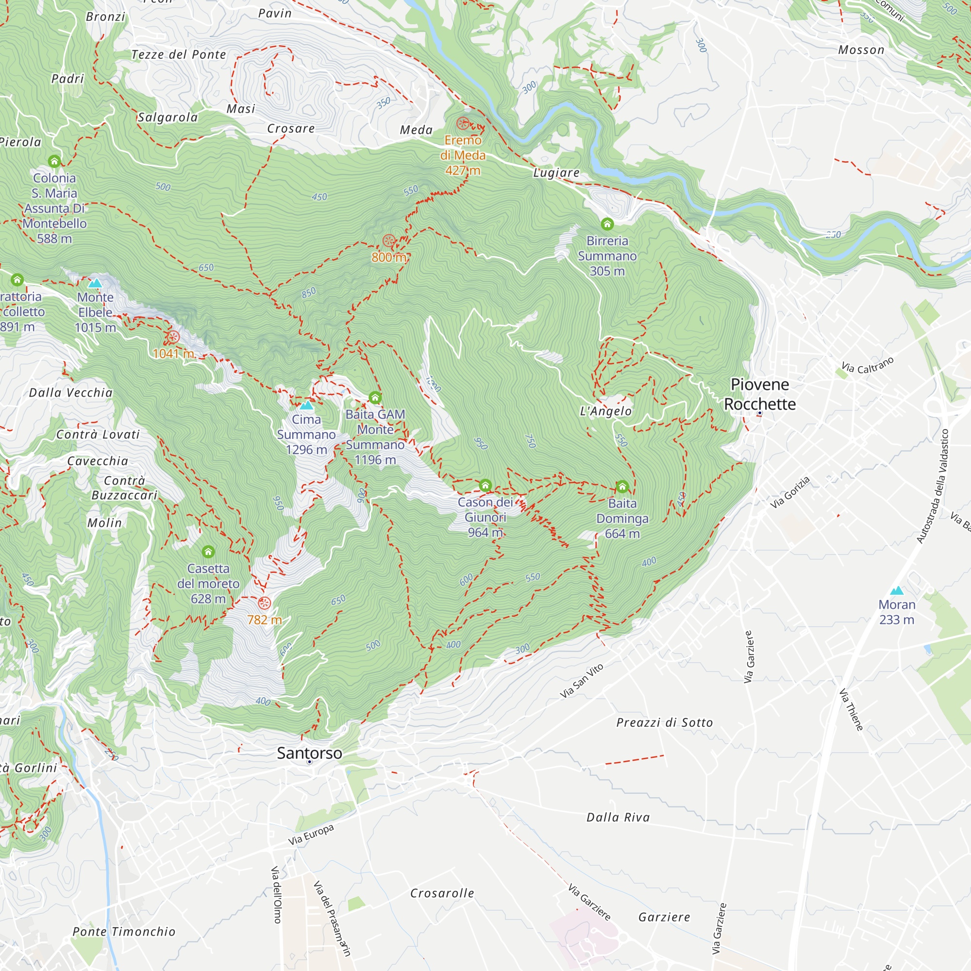 Cason dei Giunori map