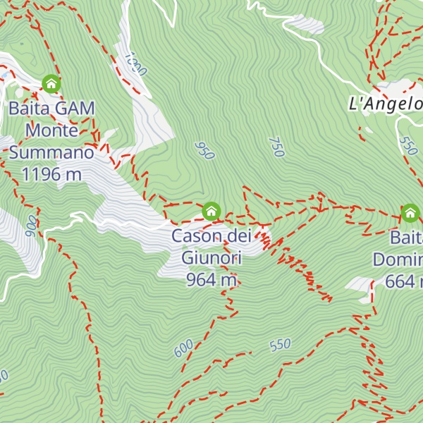 Map of Cason dei Giunori