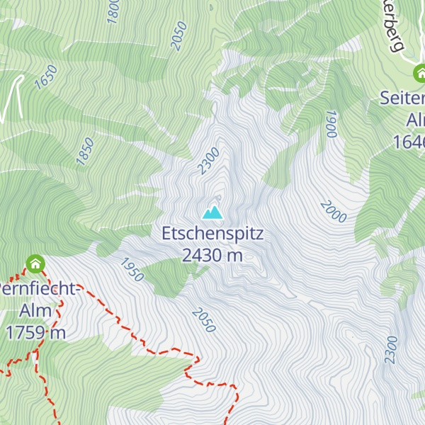 Map of Etschenspitz