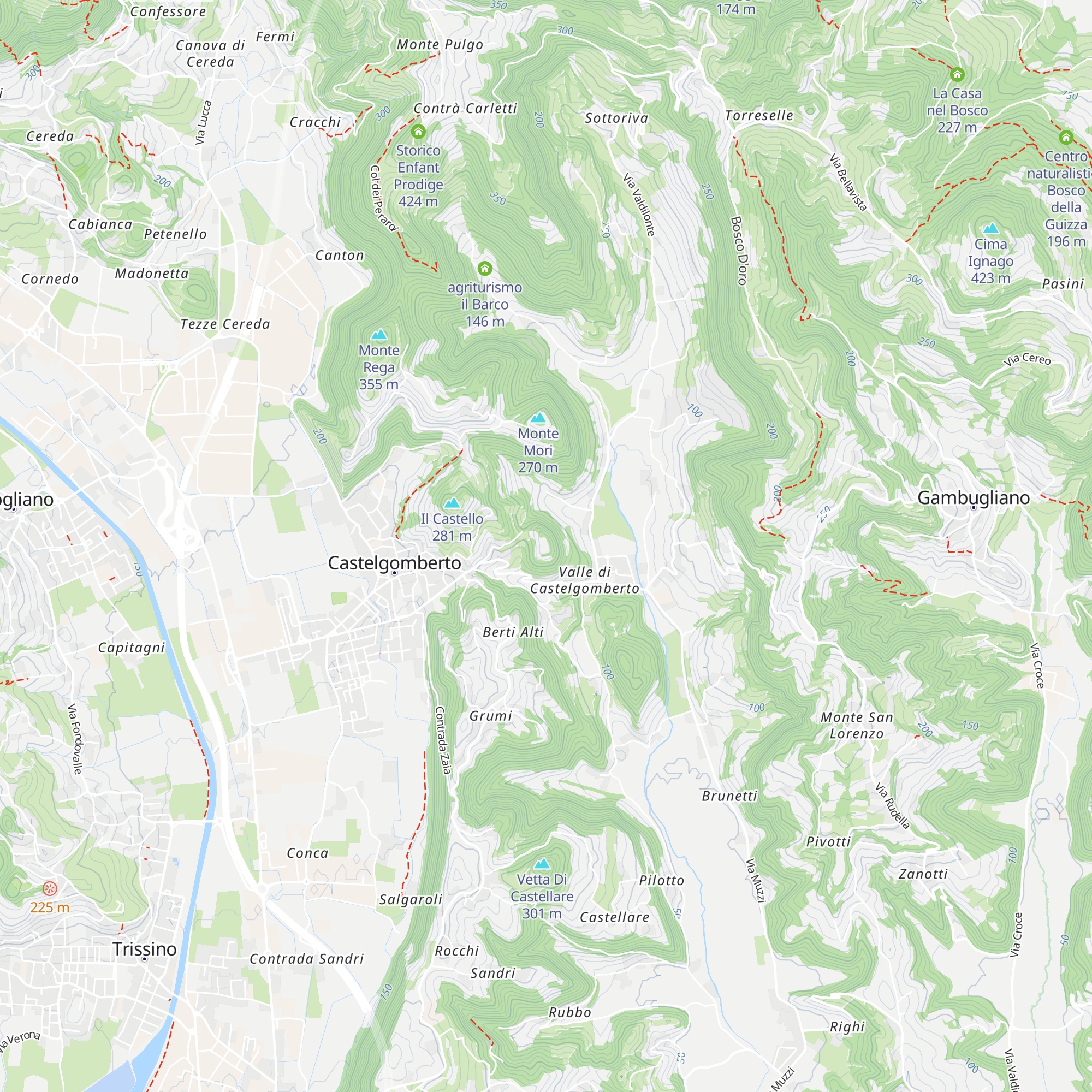 Chiesetta dei Santi Giorgio e Valentino map