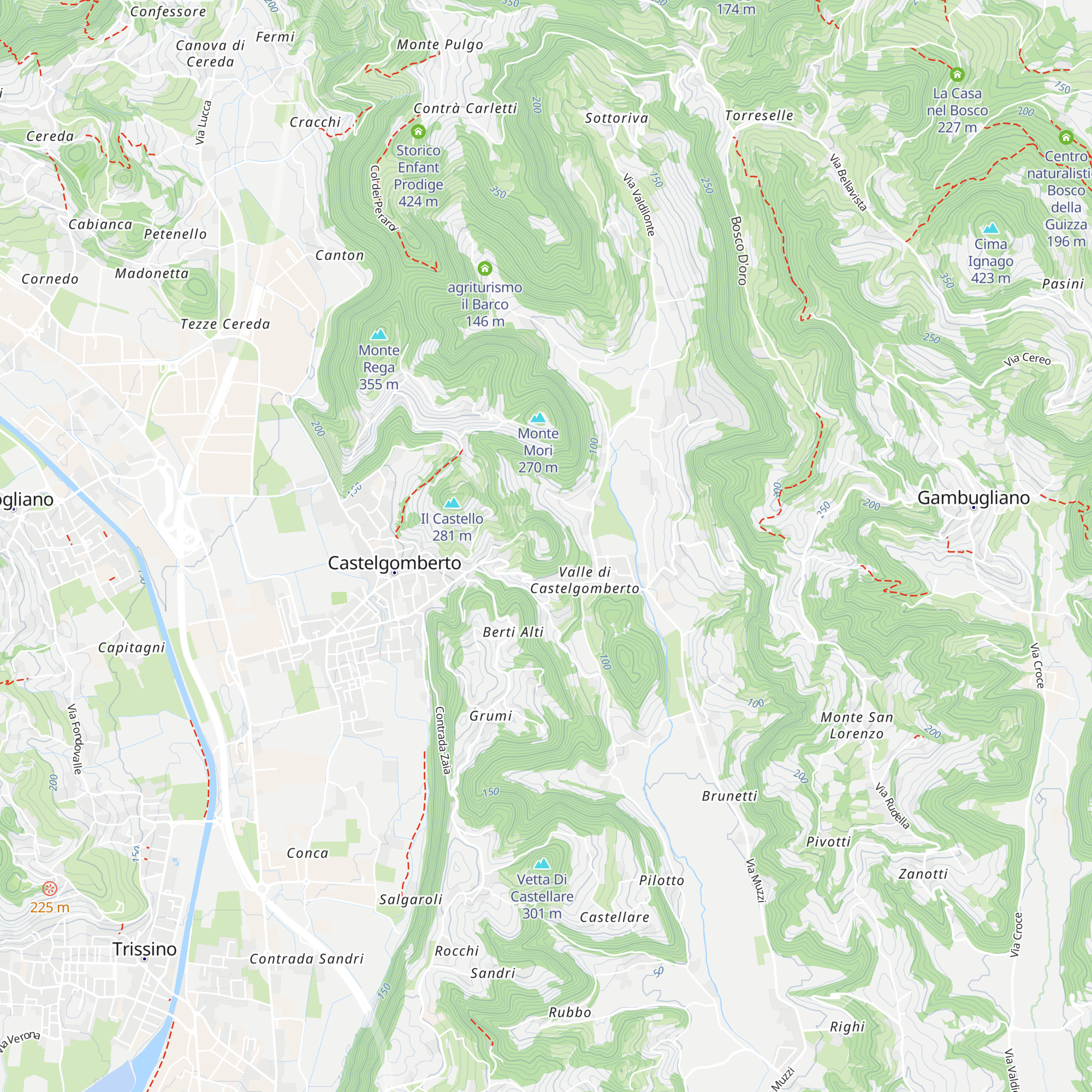 Chiesetta dei Santi Giorgio e Valentino map