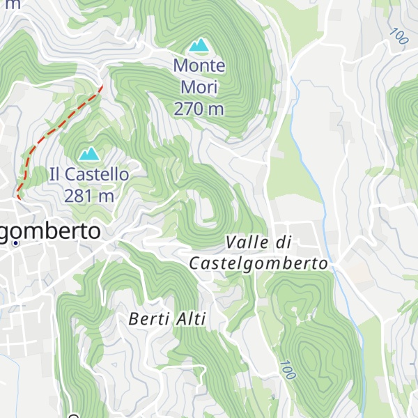 Map of Chiesetta dei Santi Giorgio e Valentino