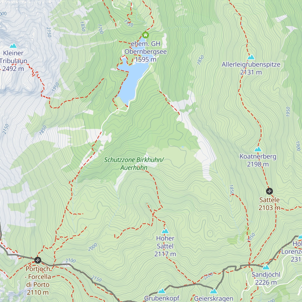 Steiner Alm map