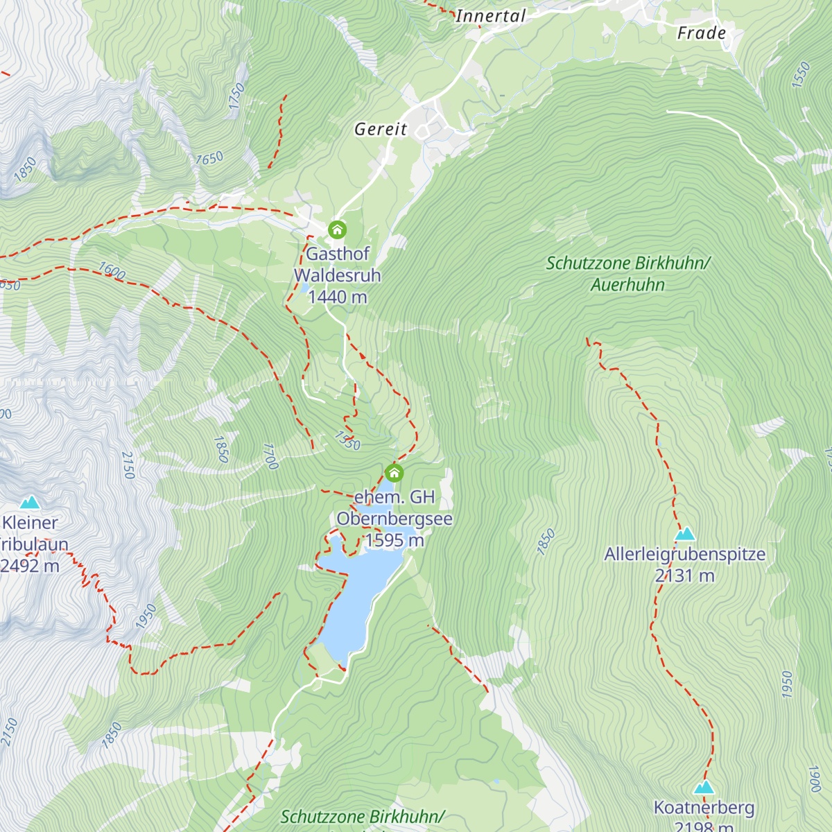 Oberreinsalm map