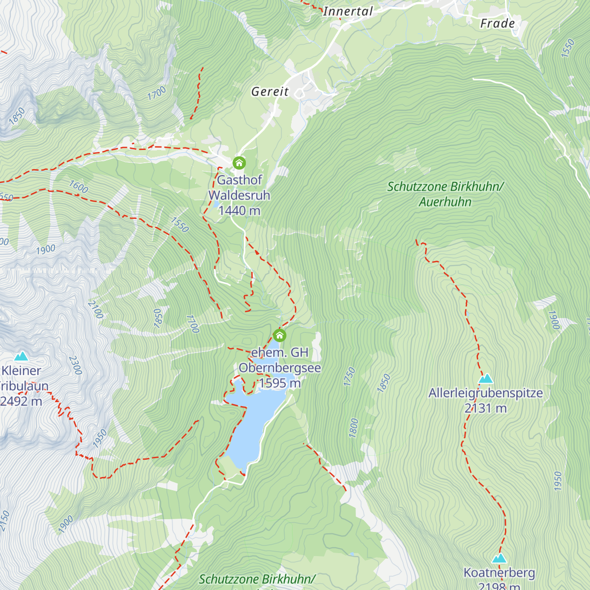 Oberreinsalm map