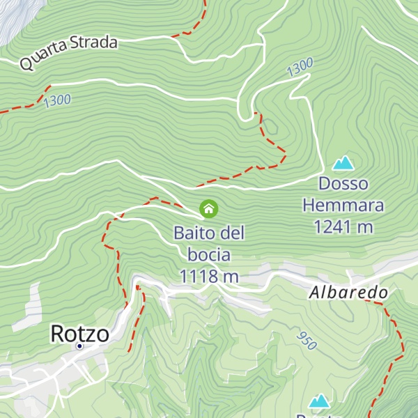 Map of Baito del bocia