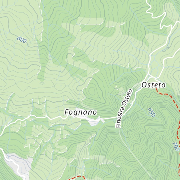 Map of Poggio la Croce