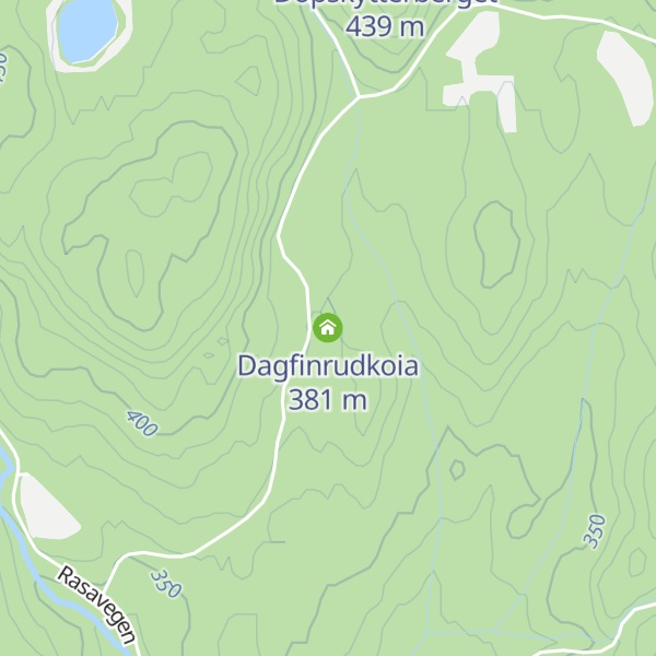 Map of Dagfinrudkoia