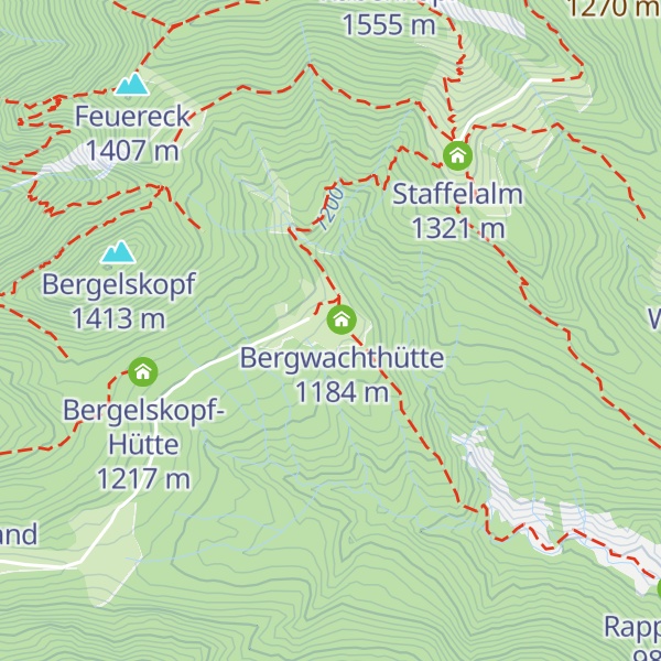 Map of Kochler Alm