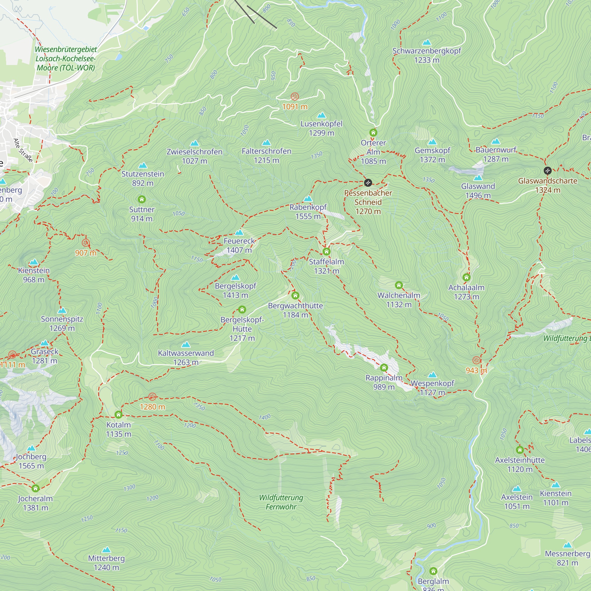 Bergwachthütte map