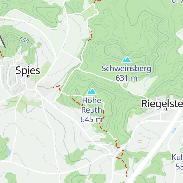 Map of Hohe Reuth