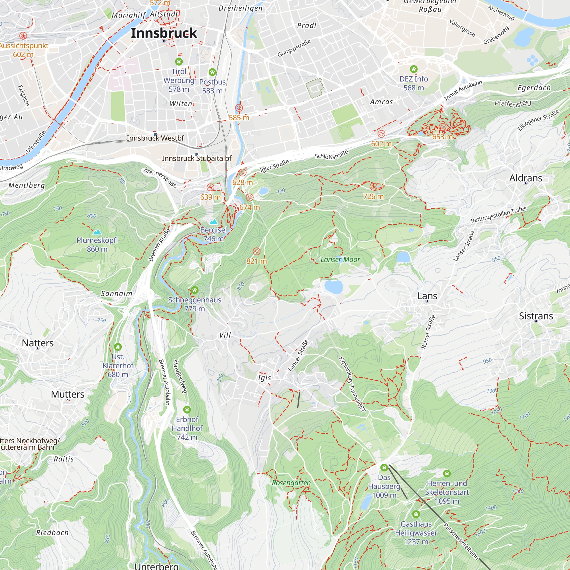 Badsteinhütte map