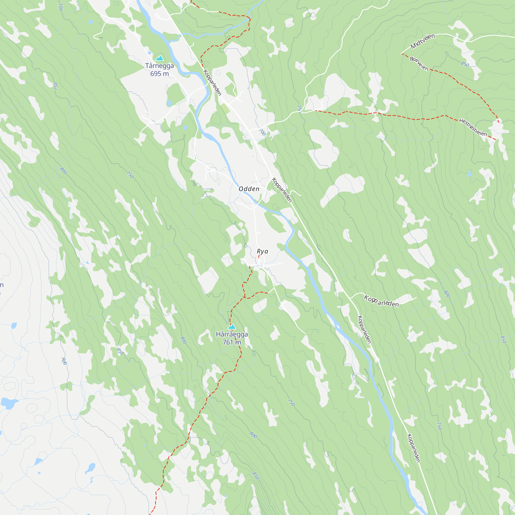 Narjordet map