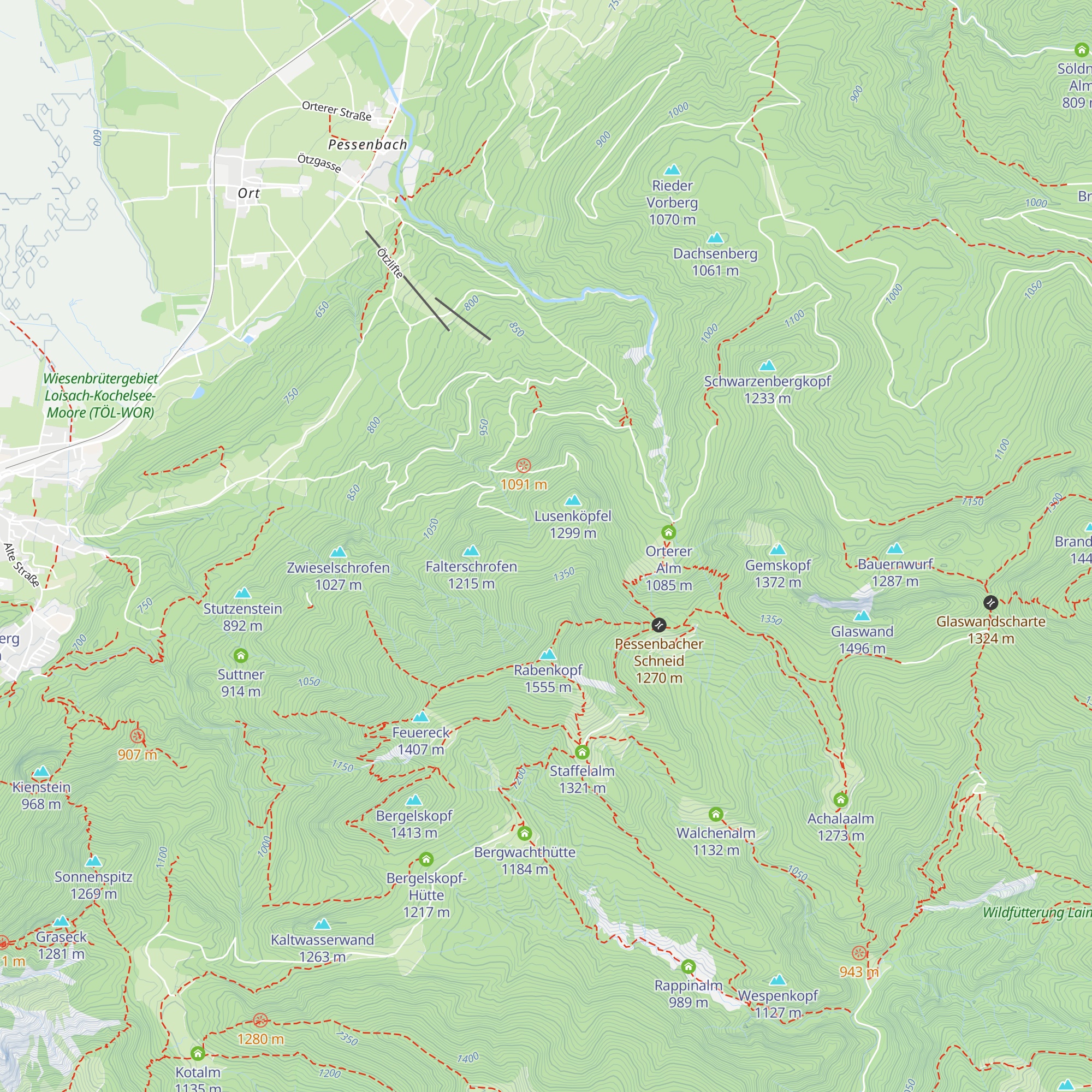 Schleiferkofel map