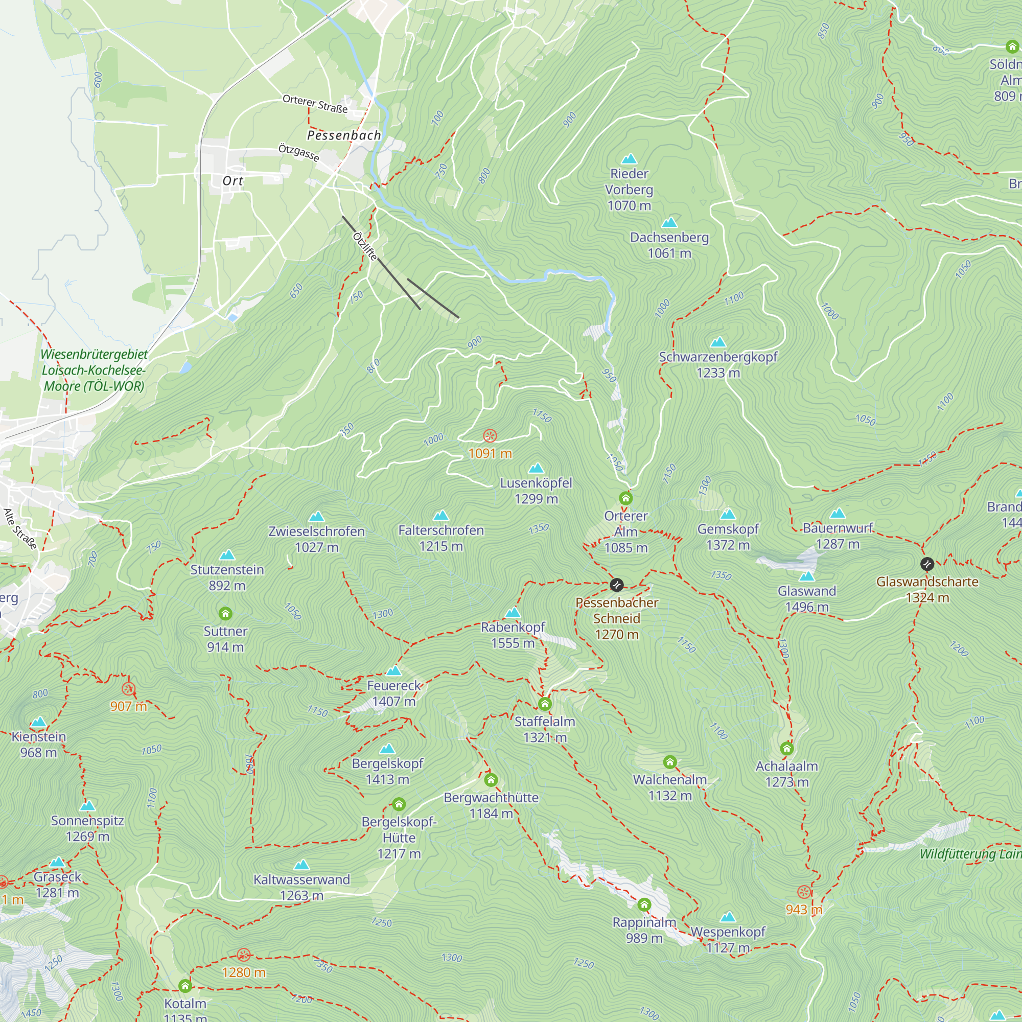 Schleiferkofel map