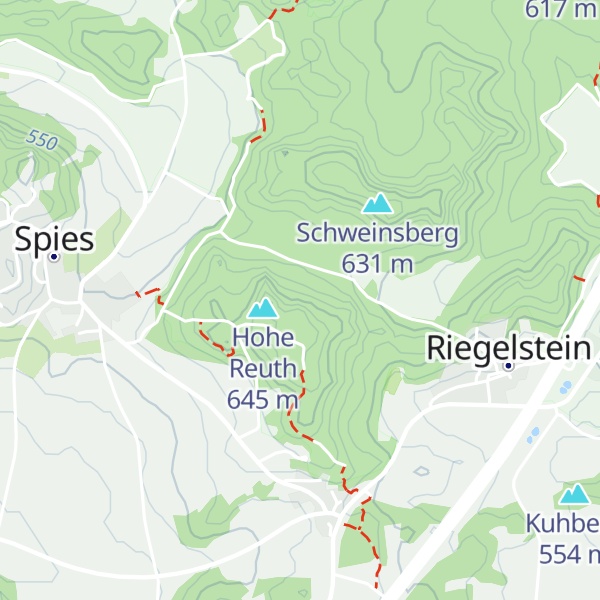 Map of Kanzelwand