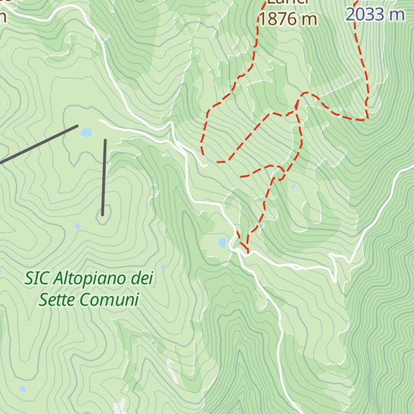 Map of ex-Albergo Larici