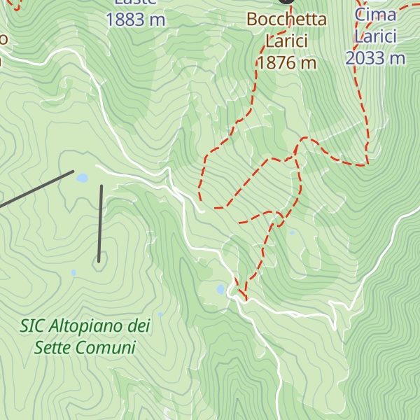 Map of Rifugio Larici da Alessio