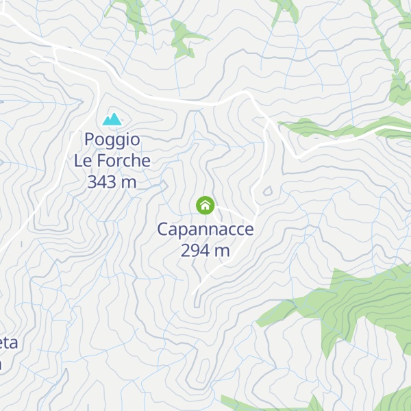 Map of Capannacce