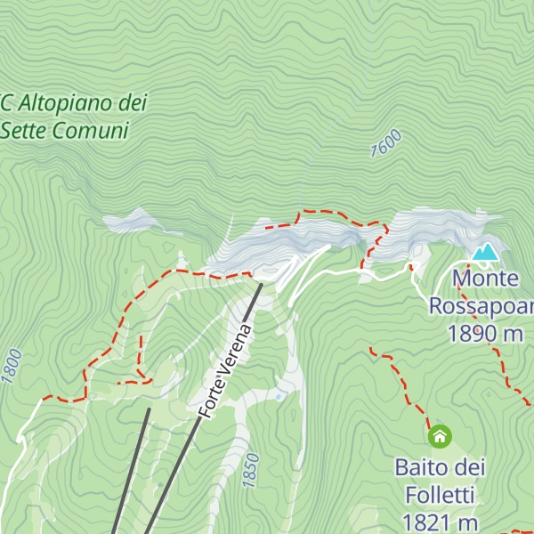 Map of Monte Verena