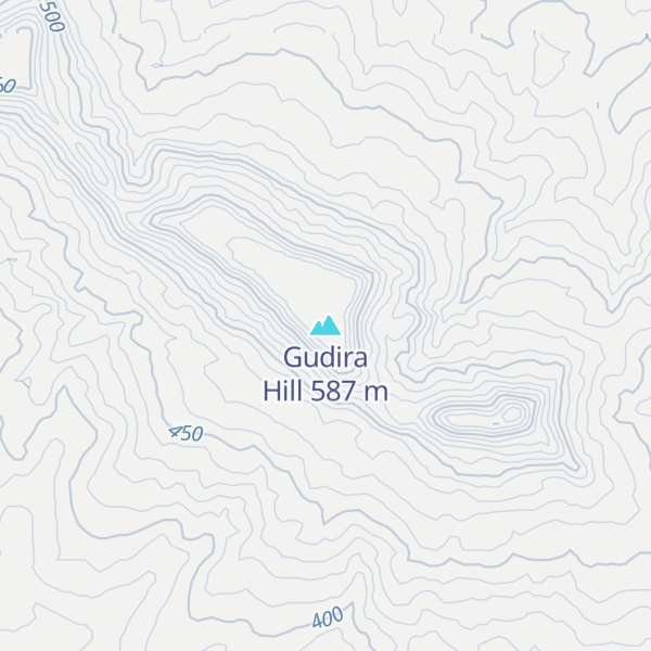 Map of Gudira Hill