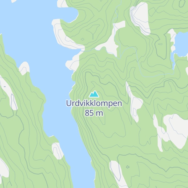 Map of Urdvikklompen