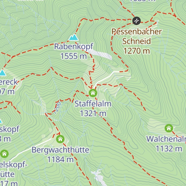Map of Staffelalm