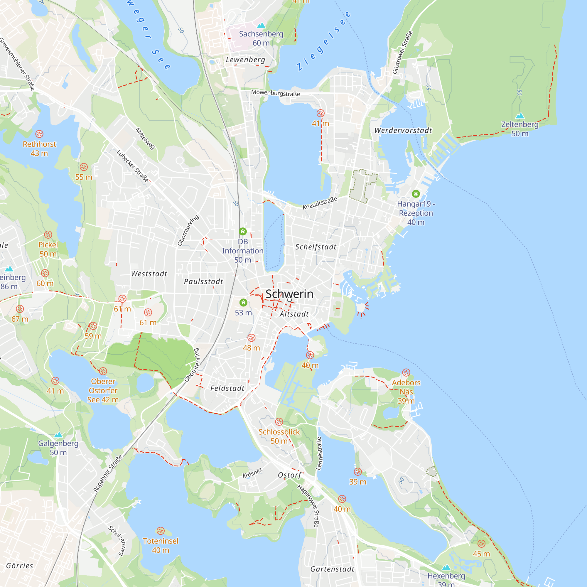 Tourist-Information im Rathaus map