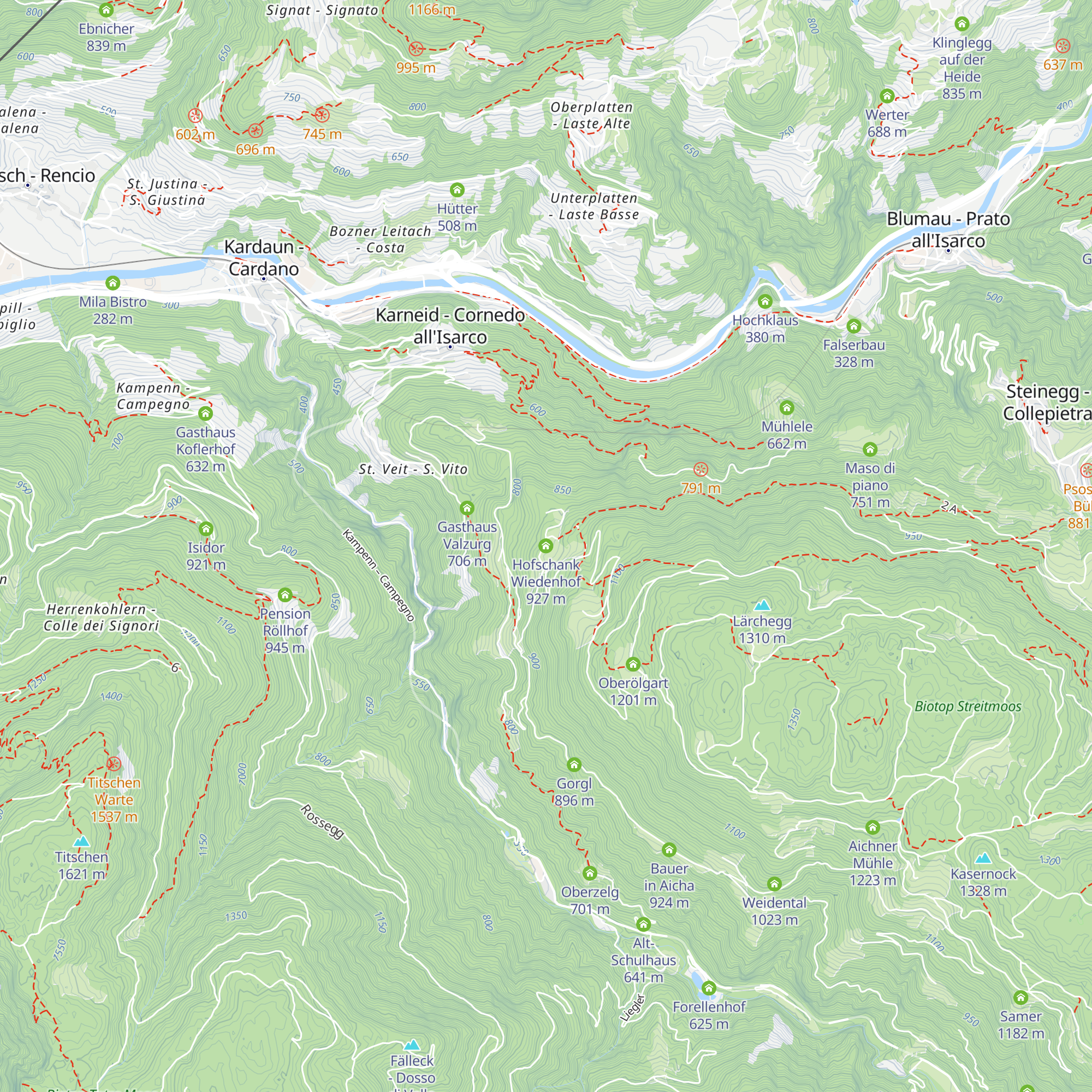Hofschank Wiedenhof map