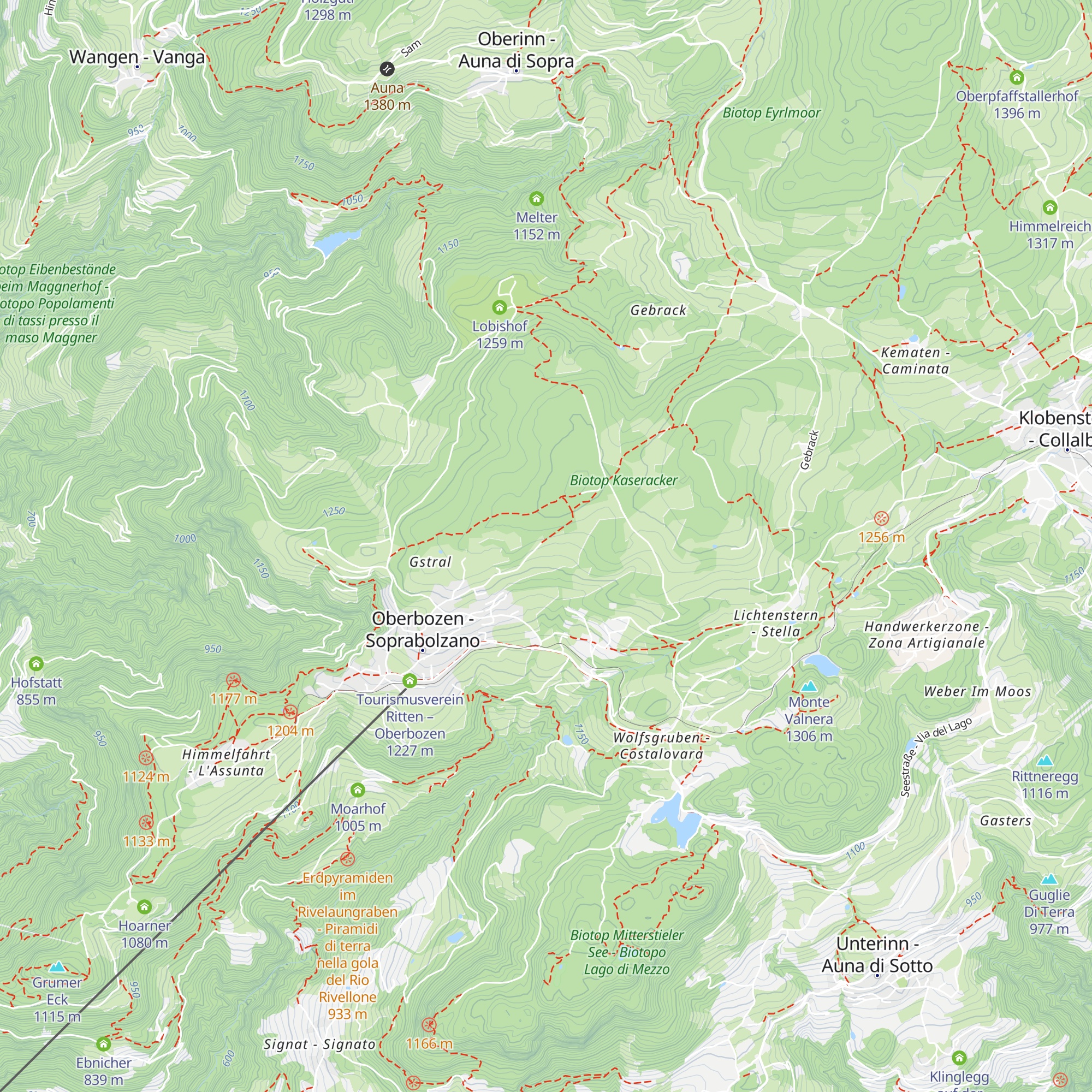 Kaser Hof map