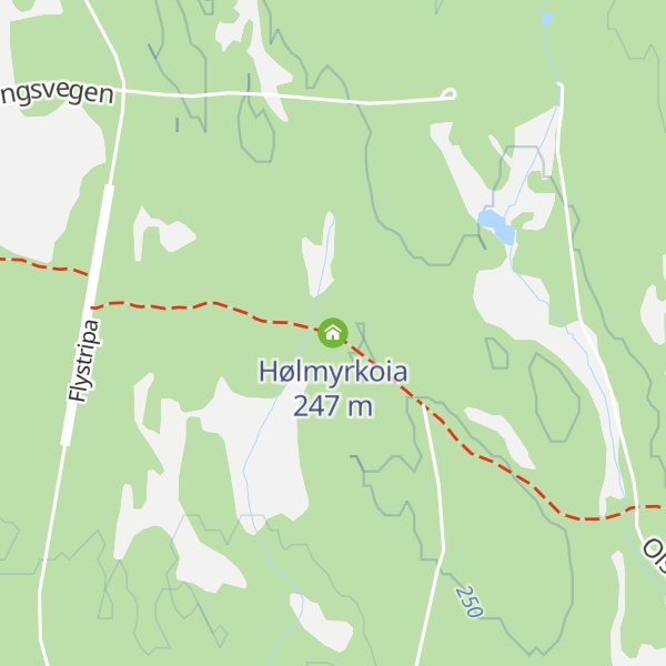 Map of Hølmyrkoia