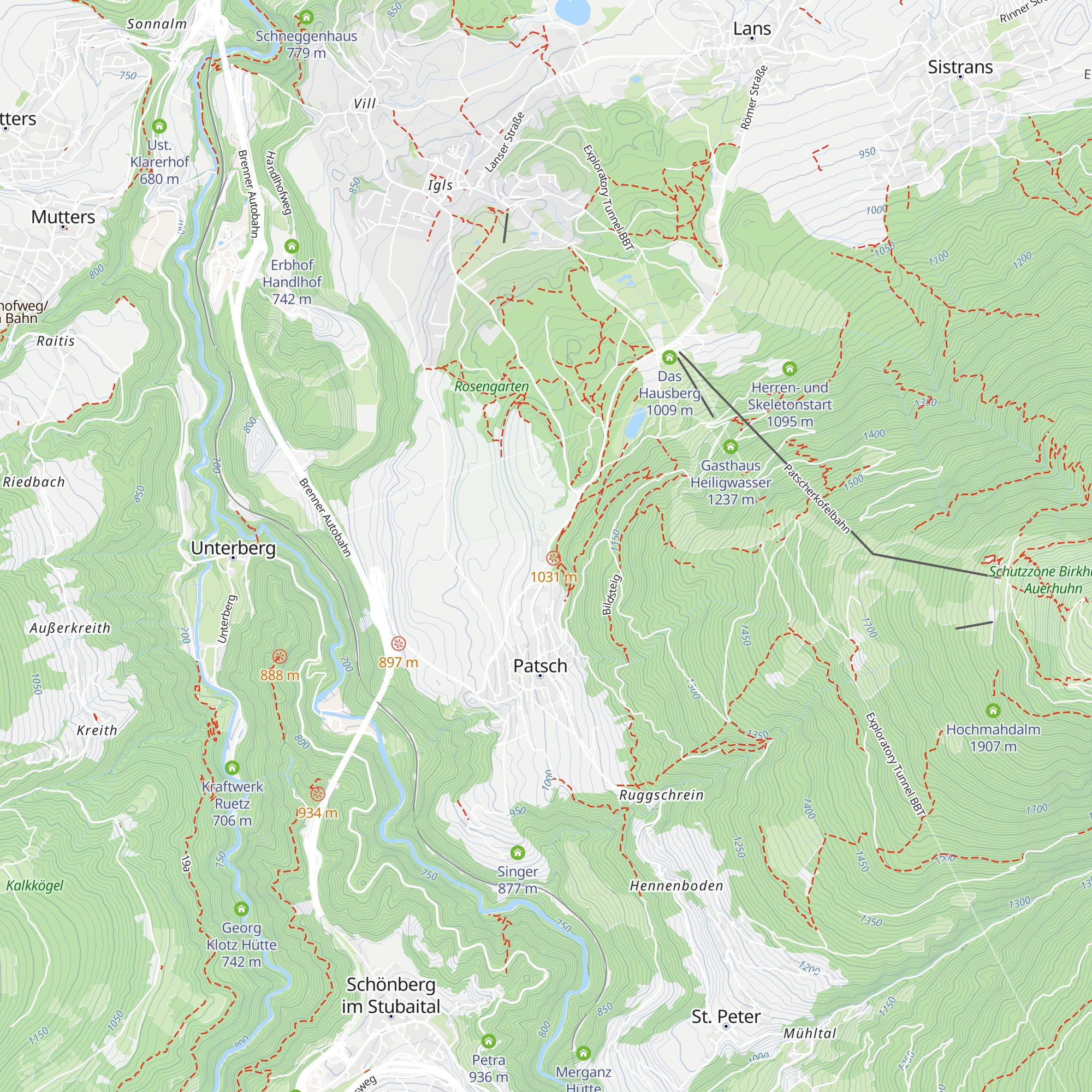 Grünwalderhof map