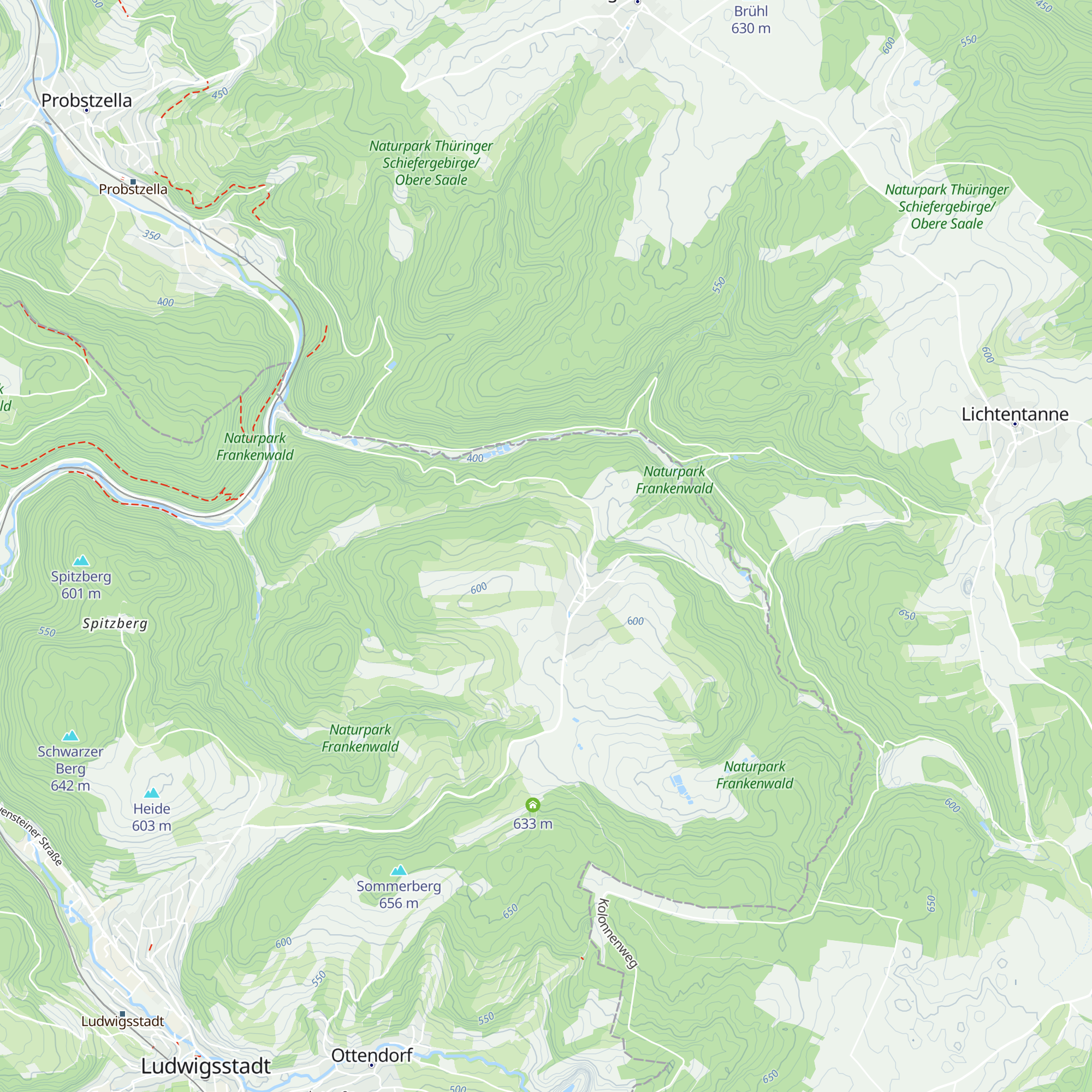 Skihütte map