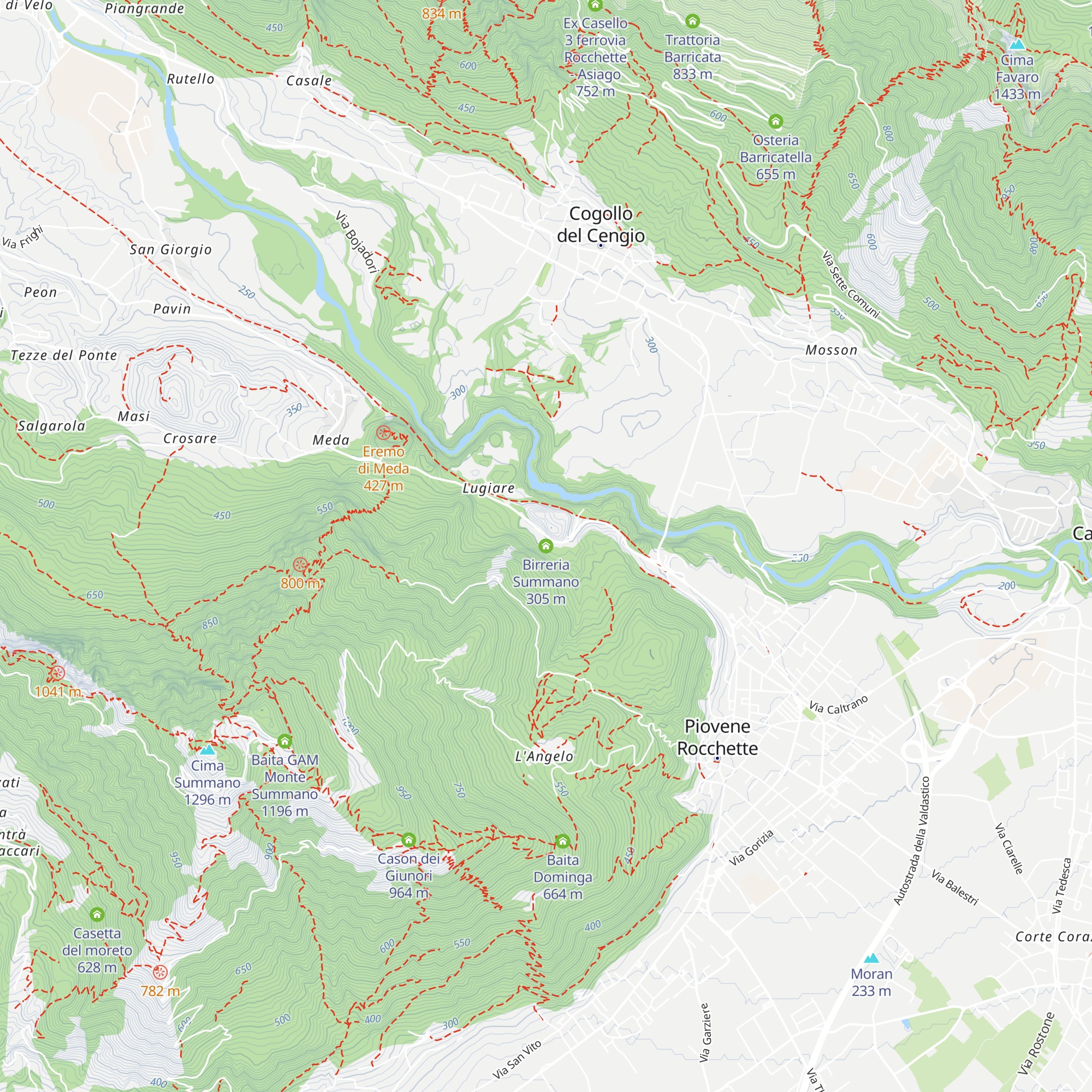 Birreria Summano map