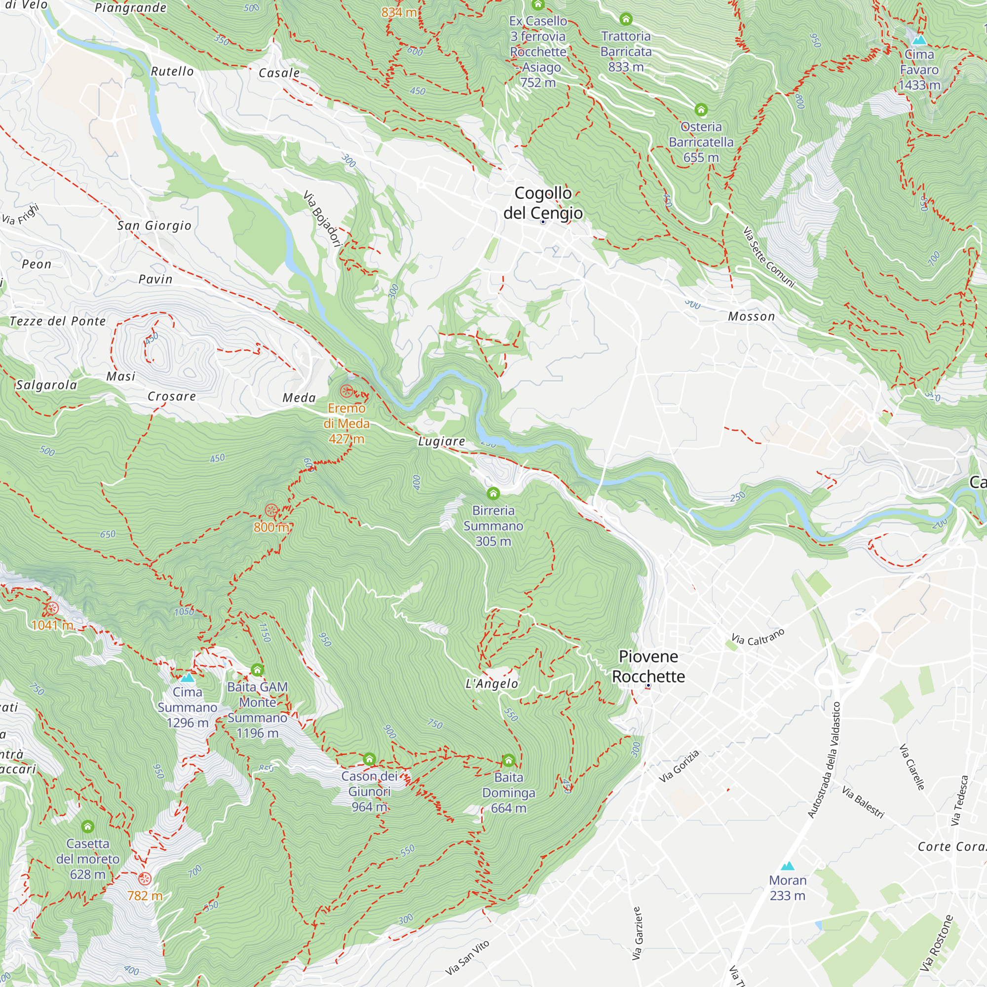 Birreria Summano map