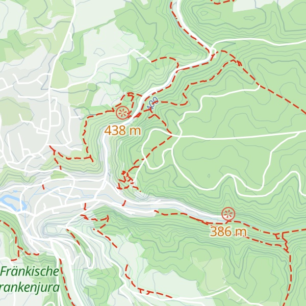 Map of Steinerne Jungfrau