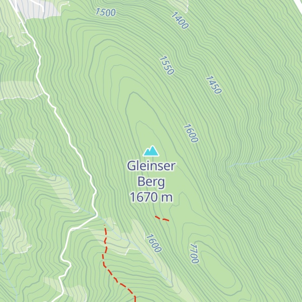 Map of Gleinser Berg