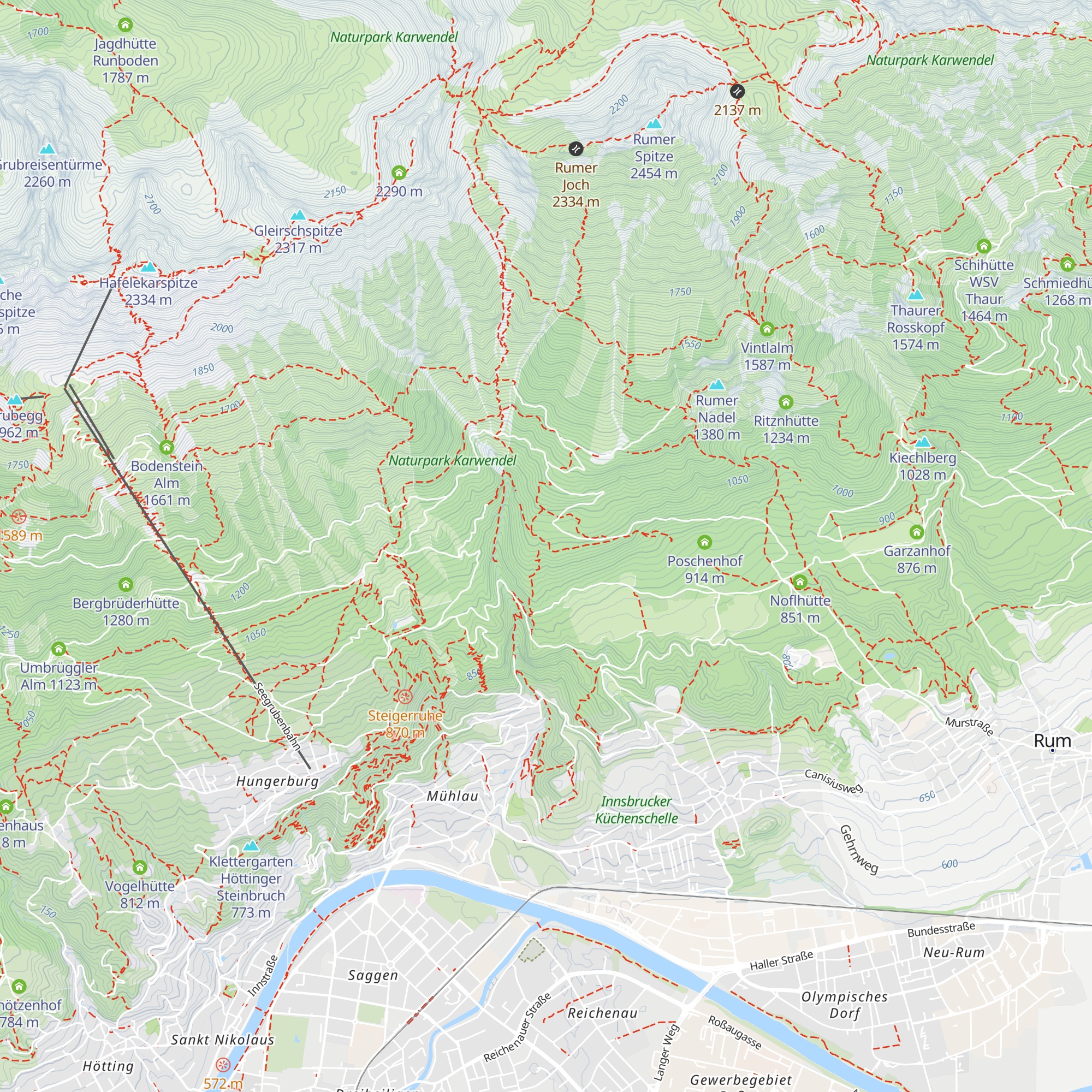 Enzianhütte map