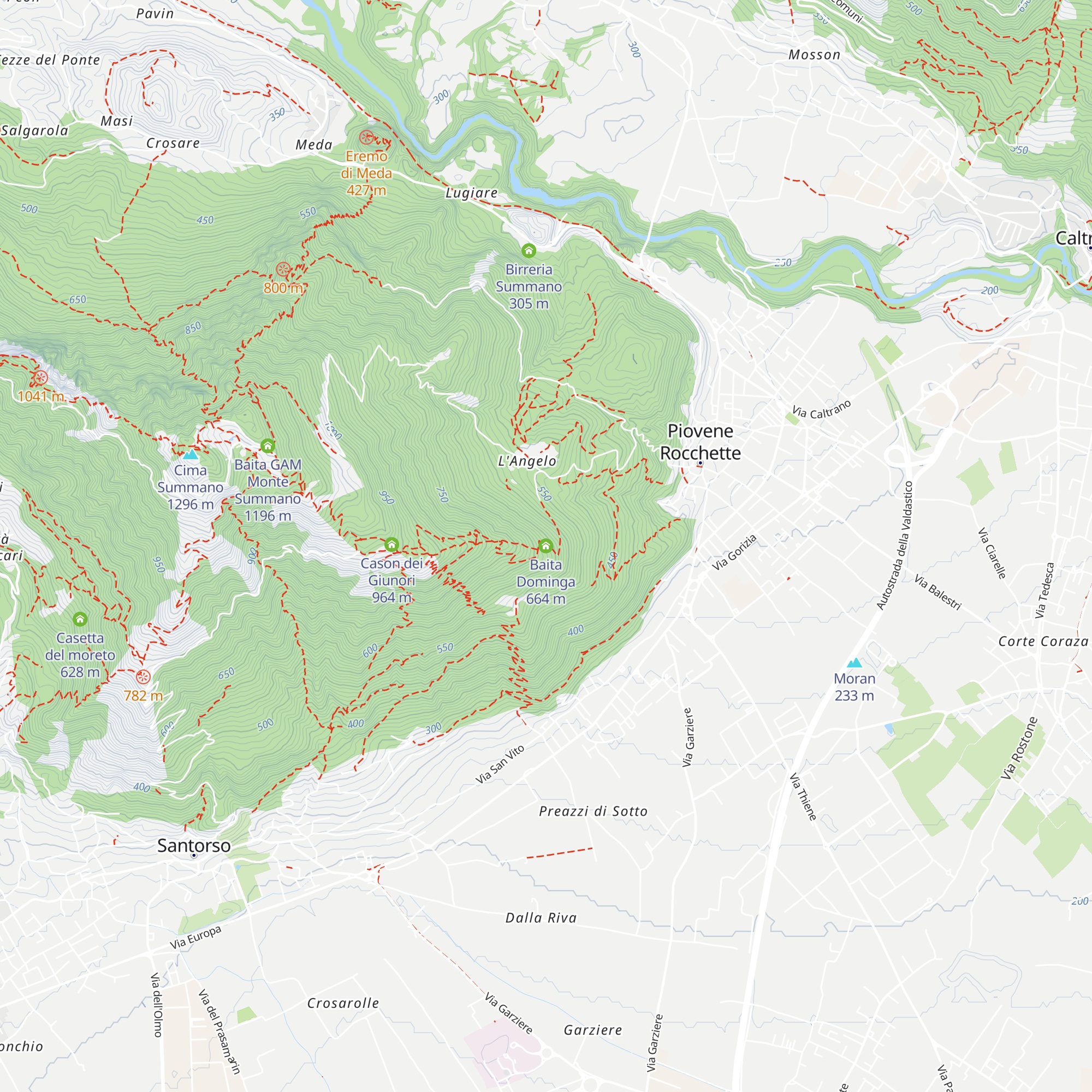 Baita Dominga map