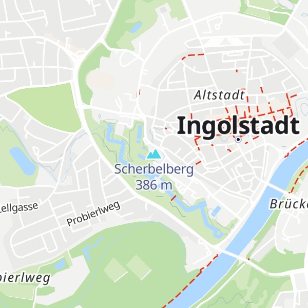 Map of Scherbelberg