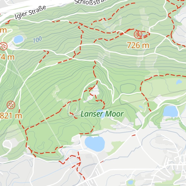 Map of Lanser Kopf