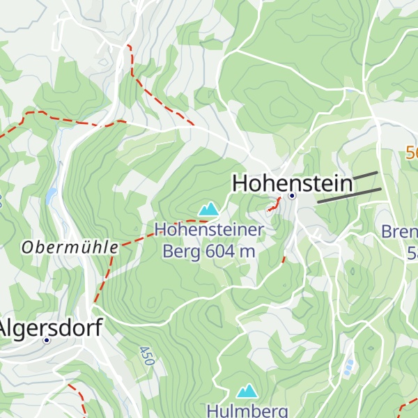 Map of Hohensteiner Berg