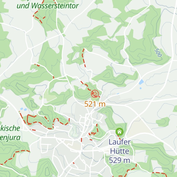 Map of Badersberg