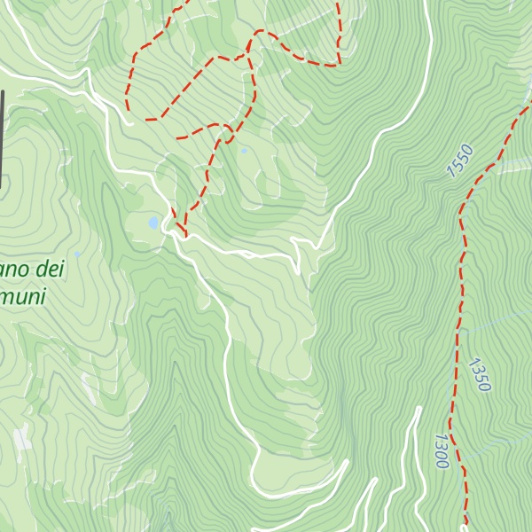 Map of Malga Larici di Sotto