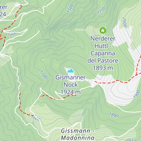 Map of Gismanner Nock
