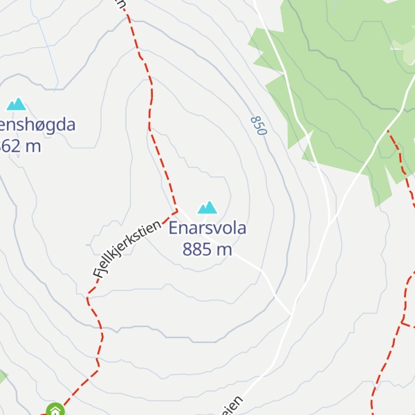 Map of Enarsvola
