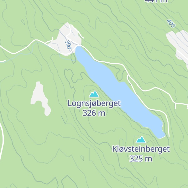 Map of Lognsjøberget