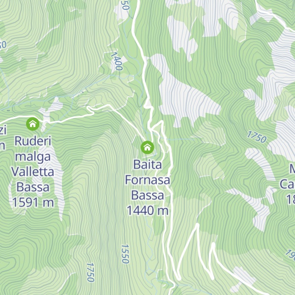 Map of Baita Fornasa Bassa