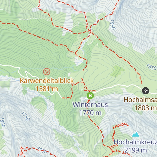 Map of Hochalm