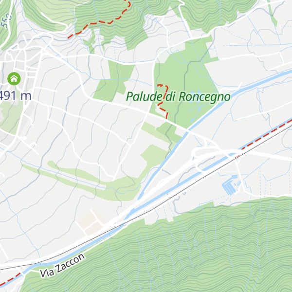 Map of Roncegno Golf Club